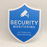 Indoor or Outdoor Generic Security Camera Badge/Shield sticker any brand (2 sizes, regular or large)
