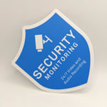 Indoor or Outdoor Generic Security Camera Badge/Shield sticker any brand (2 sizes, regular or large)