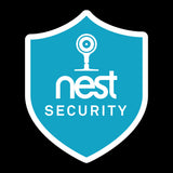 Jumbo/Large 4"x5" Nest Security Cam Badge/Shield sticker replacement (outdoor or indoor)