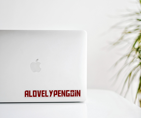 ALovelyPenguin - Clear Logo Sticker